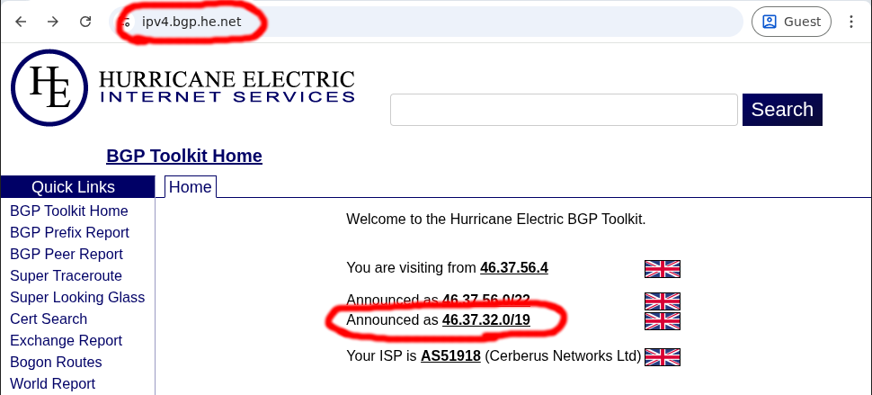 Where to find a suitable IPv4 CIDR