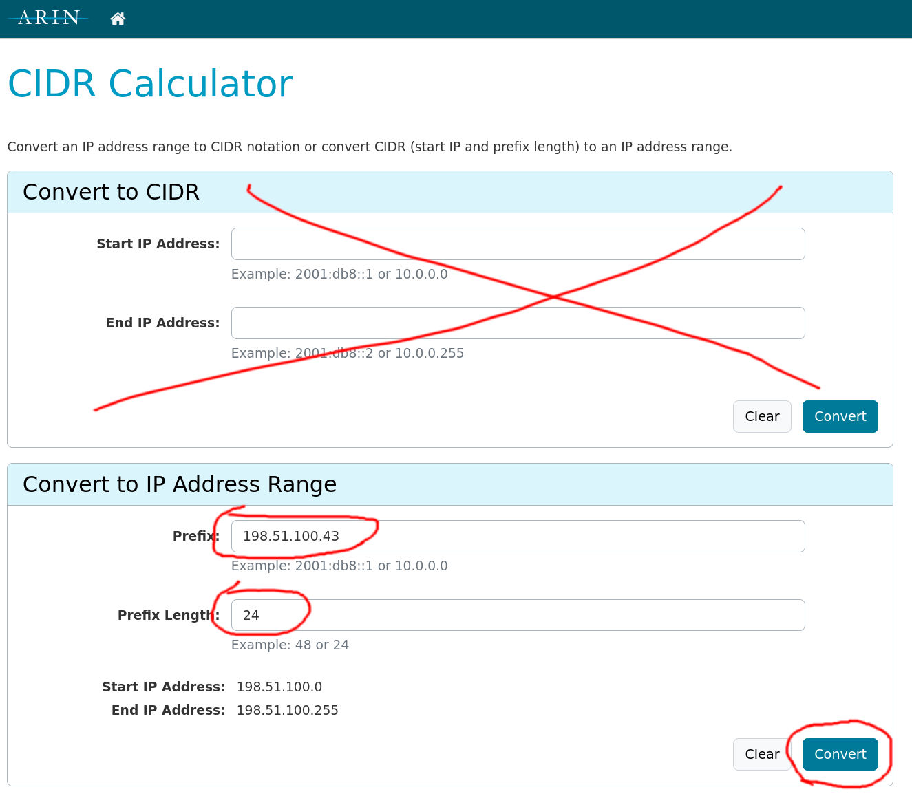 Using a CIDR Calculator